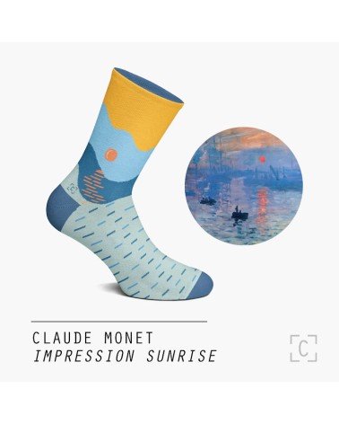 Calzini - Impressione, levar del sole Curator Socks calze da uomo per donna divertenti simpatici particolari