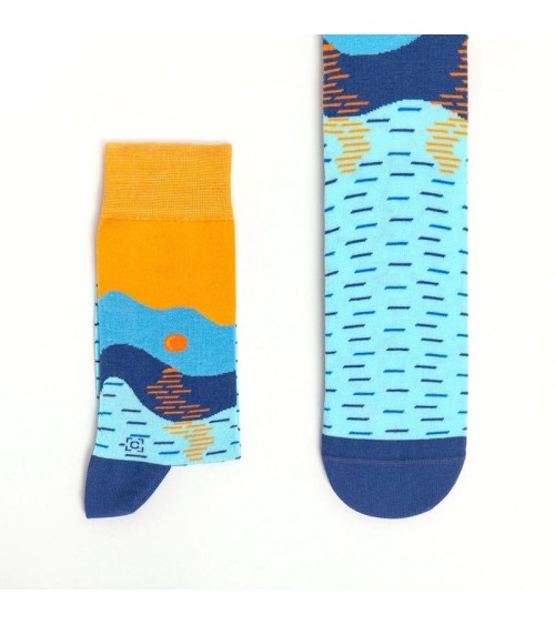 Calzini - Impressione, levar del sole Curator Socks calze da uomo per donna divertenti simpatici particolari