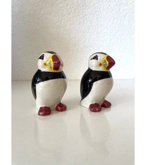 Puffin - Salt and pepper shaker Quail Ceramics pots set shaker cute unique cool