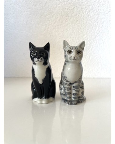 Sadie & Smartie - Porta sale e pepe Gatto Quail Ceramics design da tavola saliera e pepiera