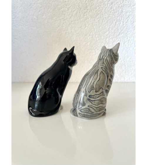 Sadie & Smartie - Katze Salz und Pfefferstreuer Quail Ceramics  pfeffer steuer salzpfeffersteuer set lustige kaufen