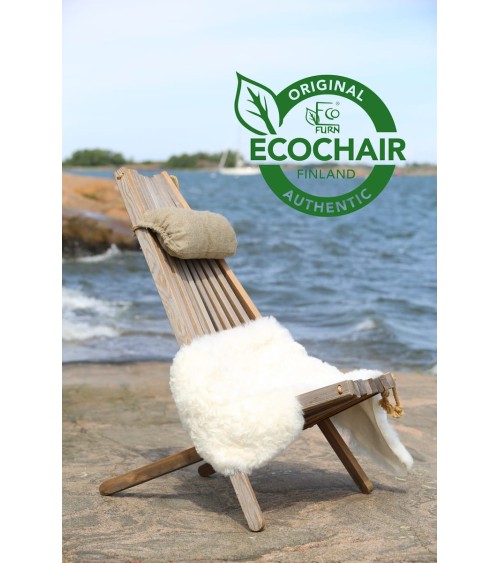 EcoChair Ontano - Sedia a sdraio EcoFurn poltrona da giardino esterno terrazzo balcone