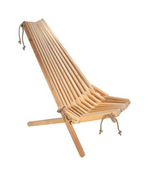Lounge chair - EcoChair - Alder EcoFurn Outdoor furniture design switzerland original