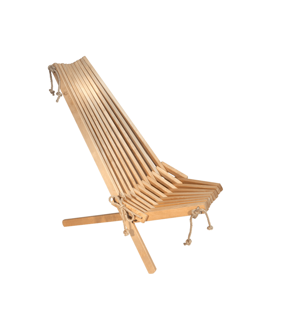 EcoChair Bouleau - Chaise de jardin EcoFurn exterieur balcon terrasse salon jardin