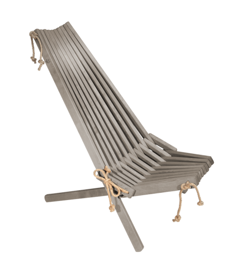 Lounge chair - EcoChair - Birch EcoFurn Outdoor furniture design switzerland original