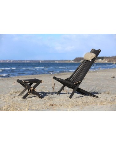 EcoChair Larice - Sedia a sdraio EcoFurn poltrona da giardino esterno terrazzo balcone