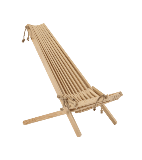 Lounge chair - EcoChair - Larch EcoFurn Outdoor furniture design switzerland original