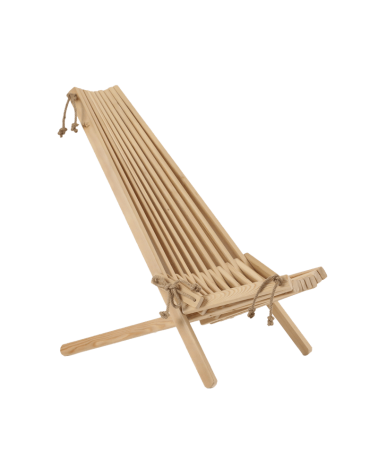 EcoChair Larice - Sedia a sdraio EcoFurn poltrona da giardino esterno terrazzo balcone