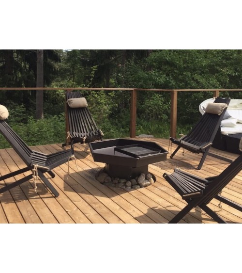 EcoChair Eiche - Garten Liegestuhl EcoFurn klappbar gartensessel klappliegestuhl wetterfest kaufen