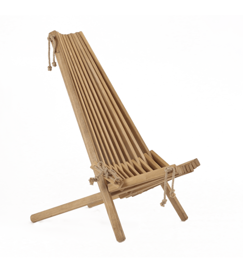 Lounge chair - EcoChair - Oak EcoFurn Outdoor furniture design switzerland original