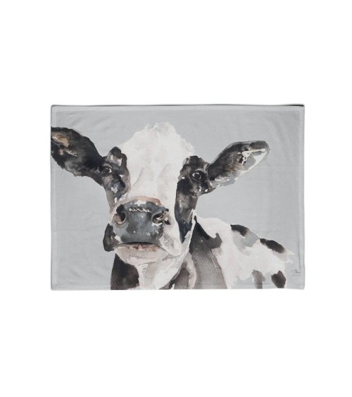 Serviette de cuisine - Vache Holstein Meg Hawkins Art torchon vaisselle qualité serviette haut de gamme beaux essuie main ori...