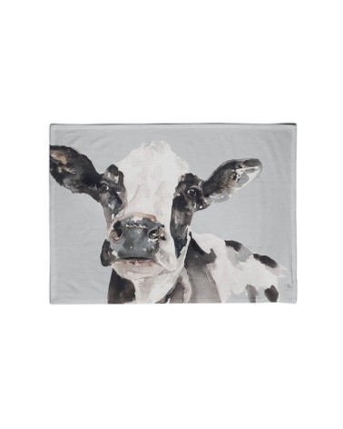 Serviette de cuisine - Vache Holstein Meg Hawkins Art torchon vaisselle qualité serviette haut de gamme beaux essuie main ori...