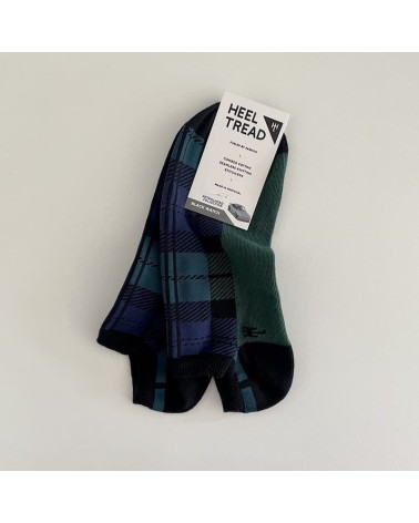 Chaussettes basses - 930 Black Watch Heel Tread jolies pour femme originales pour homme chausset rigolotes drole Suisse