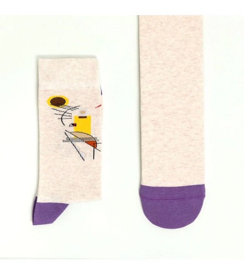 Calzini - Giallo-Rosso-Blu Curator Socks calze da uomo per donna divertenti simpatici particolari