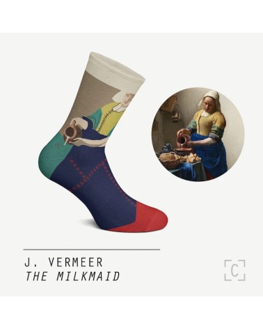 Socken - Das Milchmädchen Curator Socks socke kuschelsocken für damen lustig herren farbige coole socken