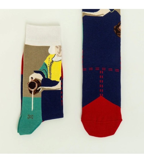 Socken - Das Milchmädchen Curator Socks socke kuschelsocken für damen lustig herren farbige coole socken