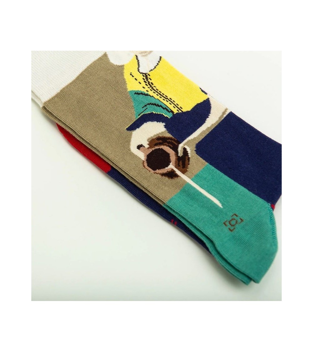 Socken - Das Milchmädchen Curator Socks socke kuschelsocken für damen lustig herren farbige coole socken