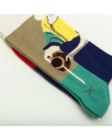 Socken - Das Milchmädchen Curator Socks socke kuschelsocken für damen lustig herren farbige coole socken