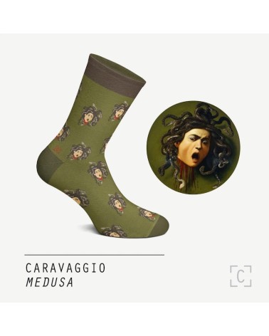Socken - Medusa Curator Socks Socke lustige Damen Herren farbige coole socken mit motiv kaufen