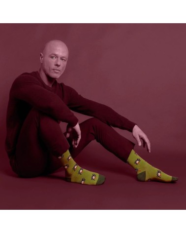 Chaussettes - Medusa Curator Socks jolies pour femme originales pour homme chausset rigolotes drole Suisse