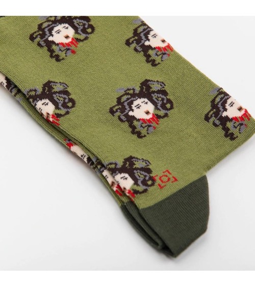 Chaussettes - Medusa Curator Socks jolies pour femme originales pour homme chausset rigolotes drole Suisse