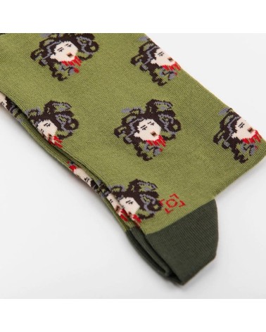 Chaussettes - Medusa Curator Socks jolies pour femme originales pour homme chausset rigolotes drole Suisse
