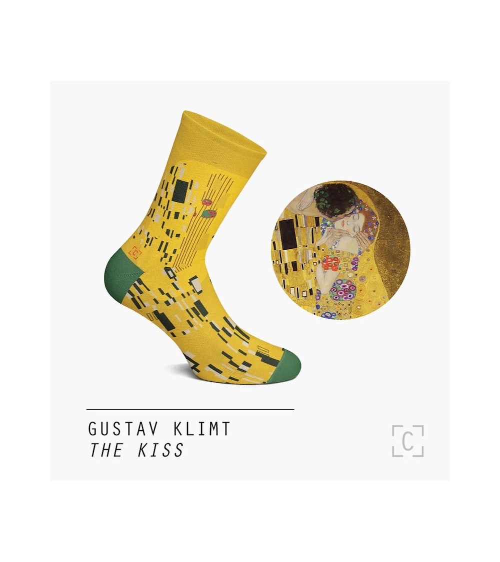 Socken - Der Kuss Curator Socks Socke lustige Damen Herren farbige coole socken mit motiv kaufen