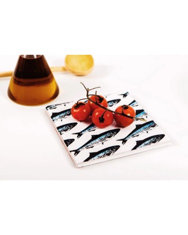Sardines - Ceramic trivet Bussoga