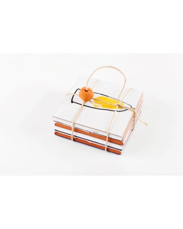 Weingläser - Glasuntersetzer aus Keramik Bussoga untersetzer für gläser design modern kaufen set