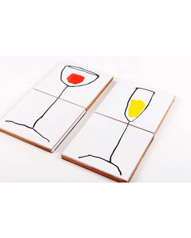 Weingläser - Glasuntersetzer aus Keramik Bussoga untersetzer für gläser design modern kaufen set