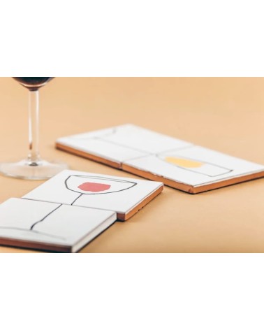 Weingläser - Glasuntersetzer aus Keramik Bussoga untersetzer für gläser design modern kaufen set