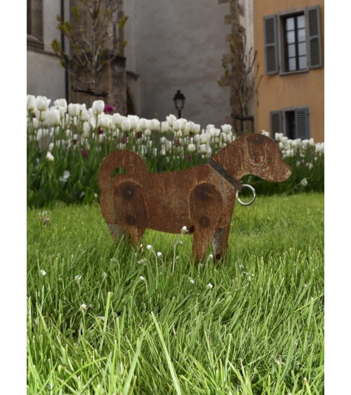 Appenzeller Sennenhund - Dekoration aus rostigem Metall Emil Neff Garten & Terrasse design Schweiz Original