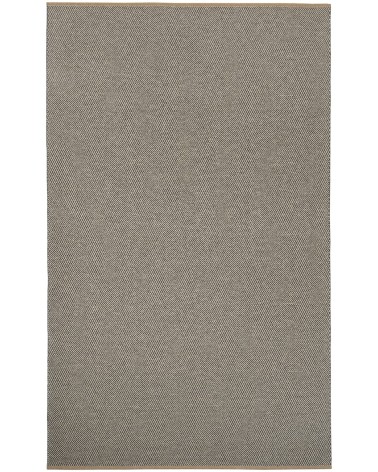 Vinyl Rug - STRAND Black Brita Sweden cool vinyl rugs runner for kitchen washable outdoor rugs