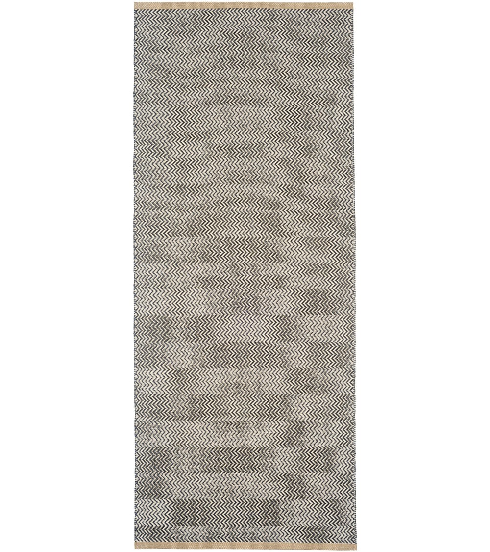 Vinyl Rug - STRAND Black Brita Sweden cool vinyl rugs runner for kitchen washable outdoor rugs
