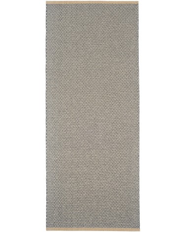 Vinyl Rug - STRAND Black Brita Sweden cool vinyl rugs runner for kitchen washable outdoor rugs