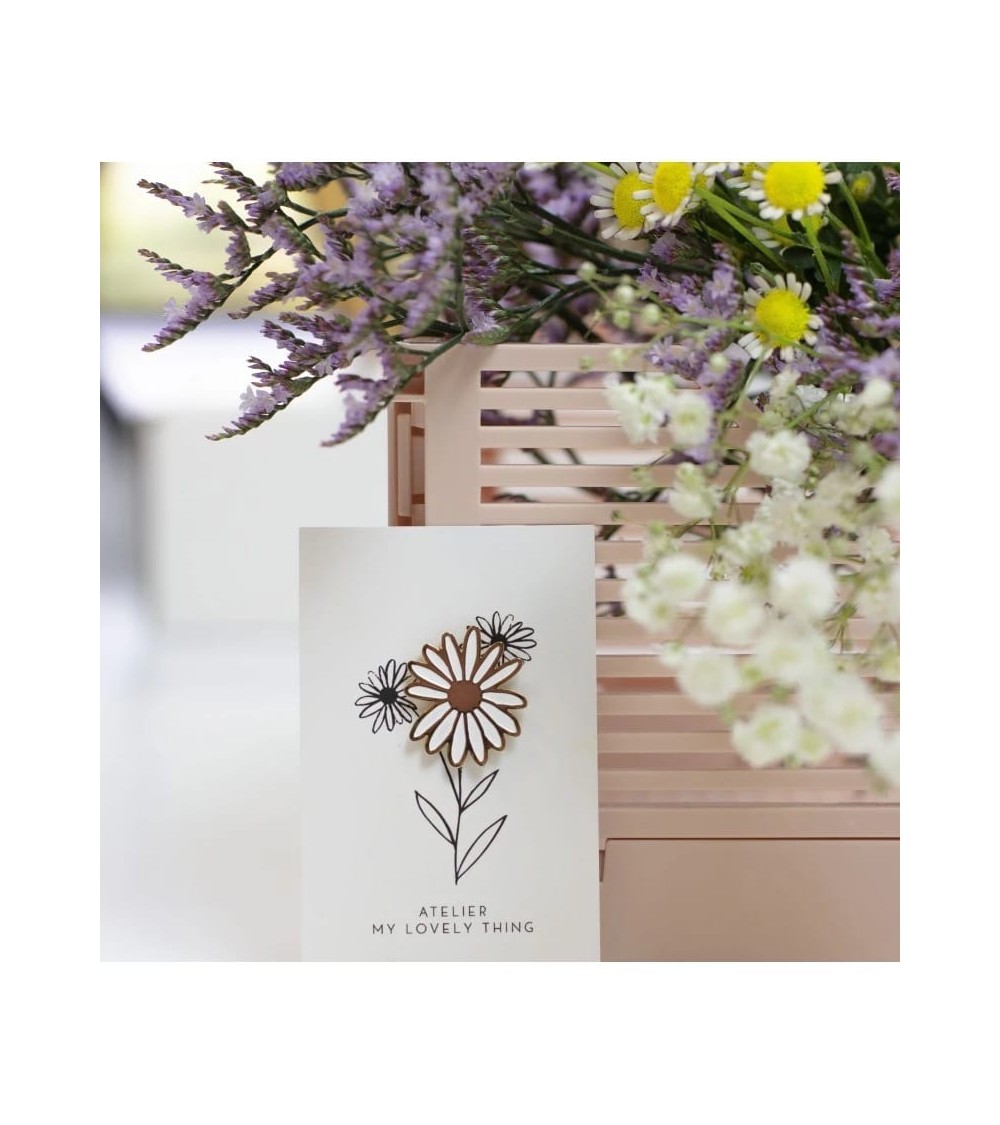 Pin's - Marguerite My Lovely Thing pins rare métal originaux bijoux suisse