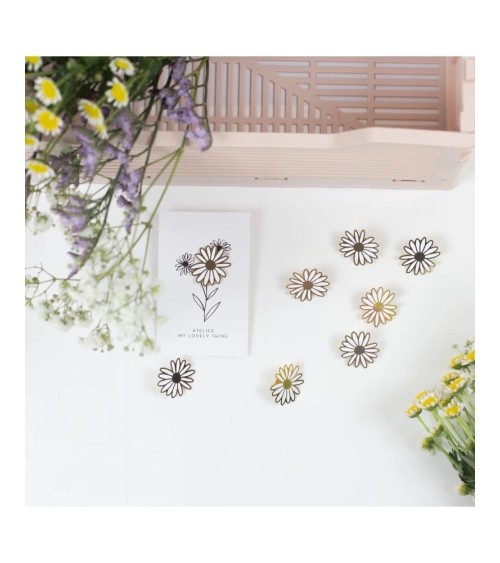 Pin's - Marguerite My Lovely Thing pins rare métal originaux bijoux suisse