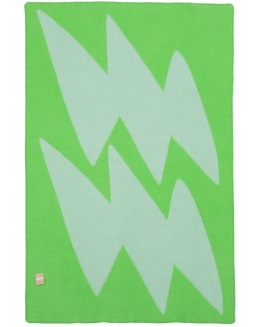 FLASH Pistage - Couverture en laine et coton Brita Sweden plaide pour canapé plaid cocooning couverture douce suisse