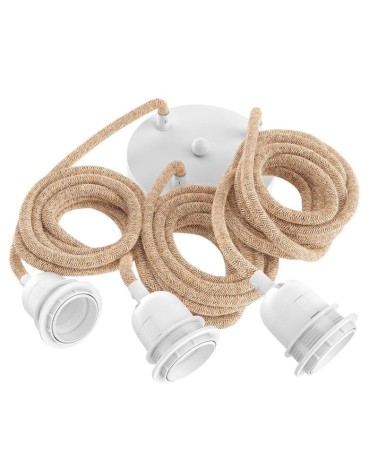 HANG-3 Twine - 3 light Pendant lighting, ceiling light kit Hoopzi