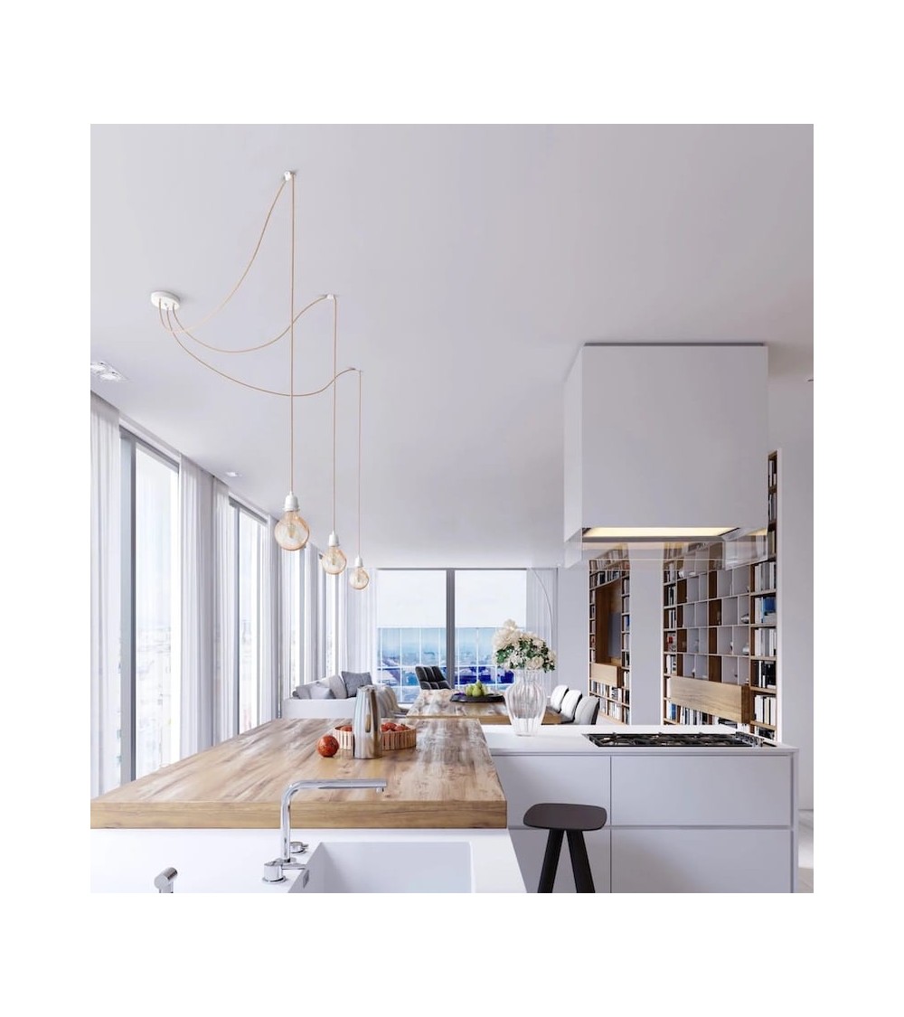 HANG-3 Twine - 3 light Pendant lighting, ceiling light kit Hoopzi