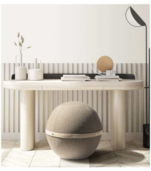 Bloon Original Taupe - Sedia ergonomica Bloon Paris palla da seduta pouf gonfiabile