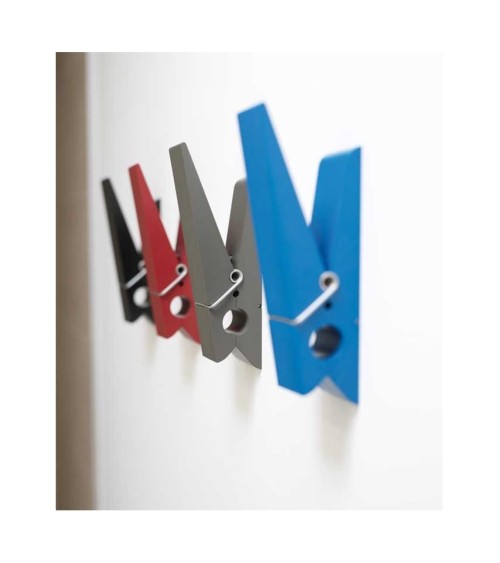 Pince Alors - Noir - Patère murale design SwabDesign Kitatori suisse