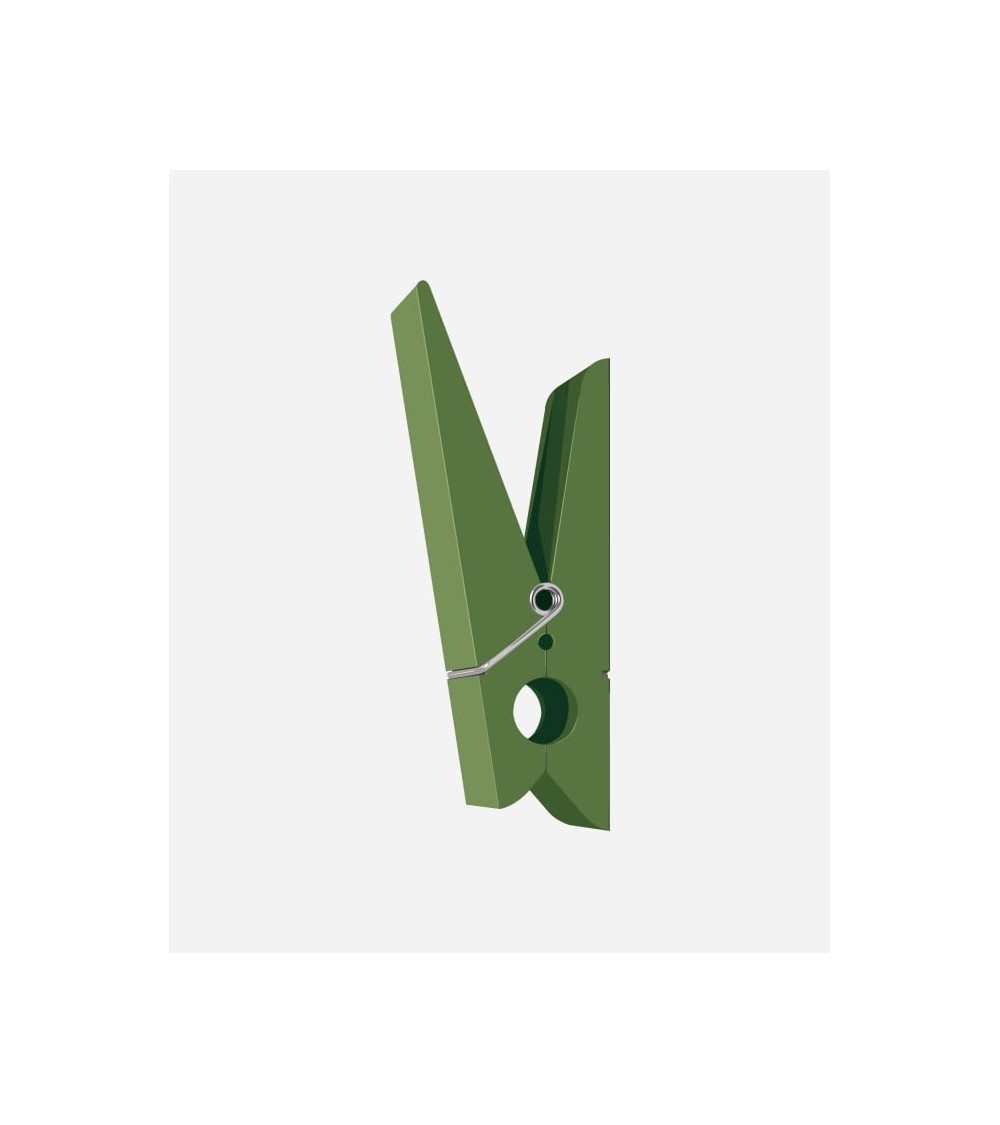Pince Alors - Vert - Patère murale design SwabDesign Kitatori suisse