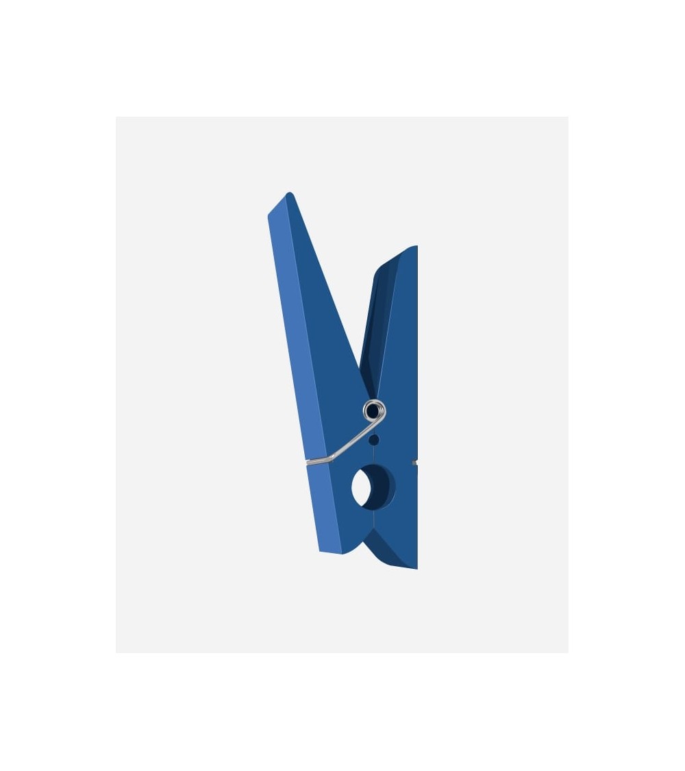 Pince Alors - Bleu - Patère murale design SwabDesign Kitatori suisse
