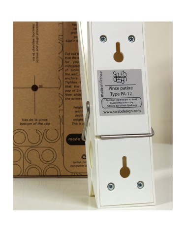 Pince Alors - Arancione - Appendiabiti da parete SwabDesign