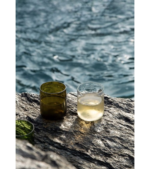 Short Drink Glass (x4) - Mixed Q de Bouteilles original quality