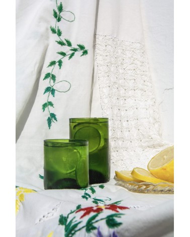 Long Drink Glas (x4) - Débattre Q de Bouteilles spezielle schöne farbige Trinkgläser Weingläser spülenmaschinenfest kaufen