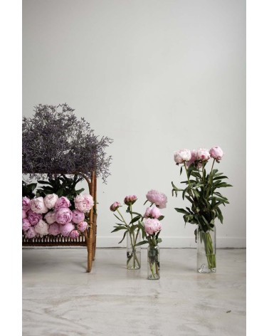 Glass flower vase - Danser Q de Bouteilles table flower living room vase kitatori switzerland