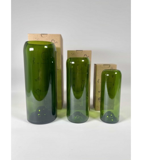 Vaso di vetro - Débattre Q de Bouteilles vasi eleganti per interni per fiori decorativi design kitatori svizzera