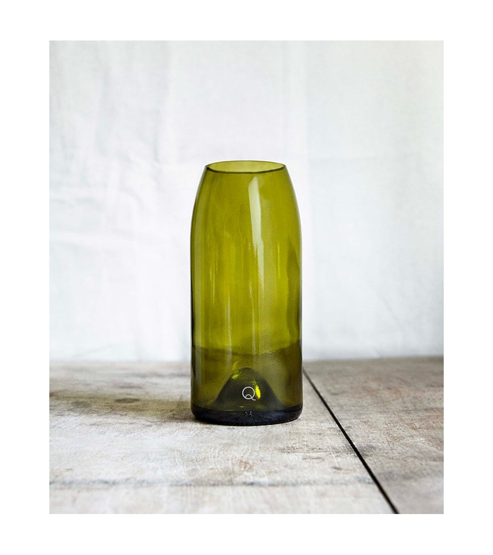 Vaso di vetro - Rire Q de Bouteilles vasi eleganti per interni per fiori decorativi design kitatori svizzera